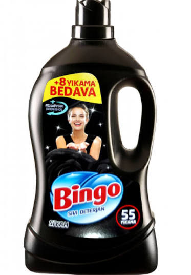Bingo Sıvı Bakım Çamaşır Deterjanı Siyahlar 3000 ml