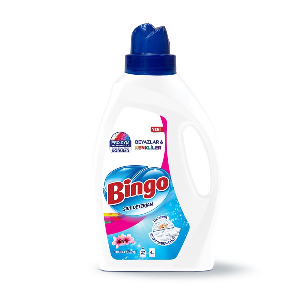 Bingo Sıvı Çamaşır Deterjanı Amber 1755 ml