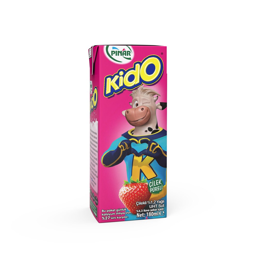 Pınar Kido Çilekli Süt 180 ml