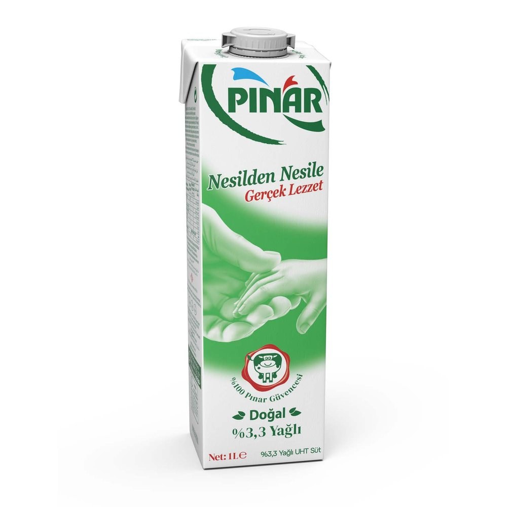Pınar Süt %3,3 Yağlı 1 L