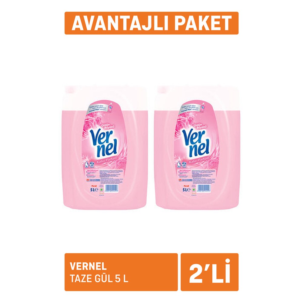 Vernel Çamaşır Yumuşatıcısı Taze Gül 3 L