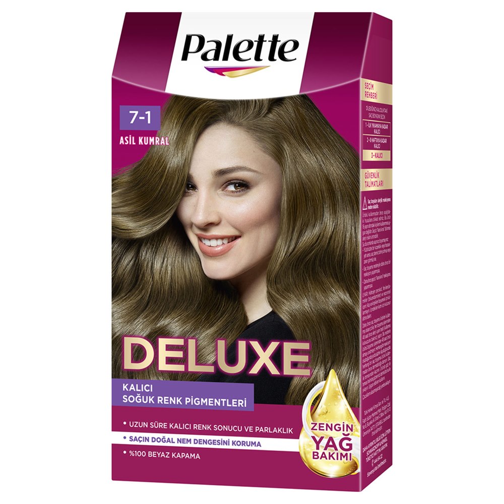 Palette Deluxe Saç Boyası 7-1 Asil Kumral