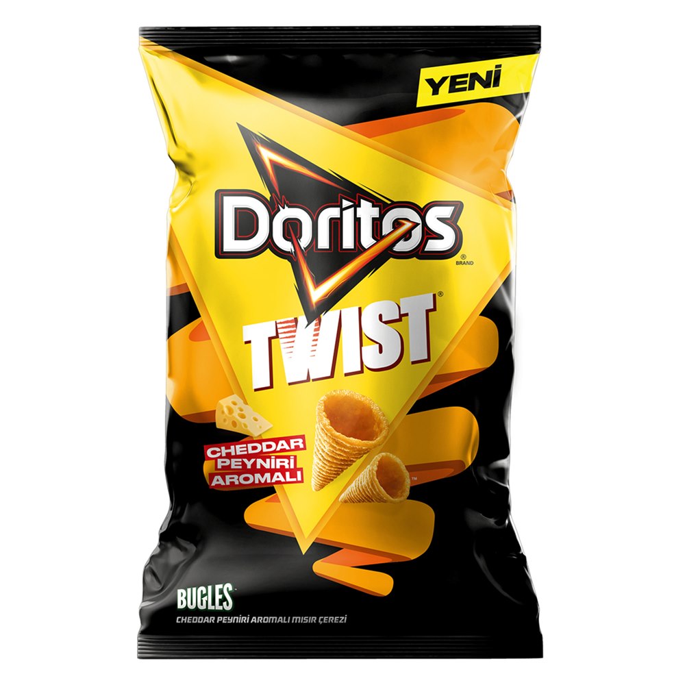 Doritos Twist Cheddar Peyniri Aromalı Cips 115 g