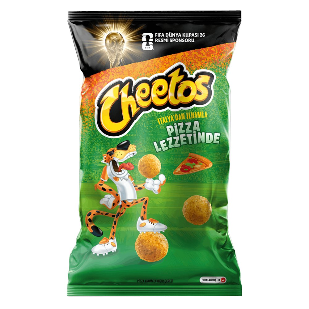 Cheetos Fırından Mega İtalya'dan İlhamla Pizza Lezzetinde Cips 80 g