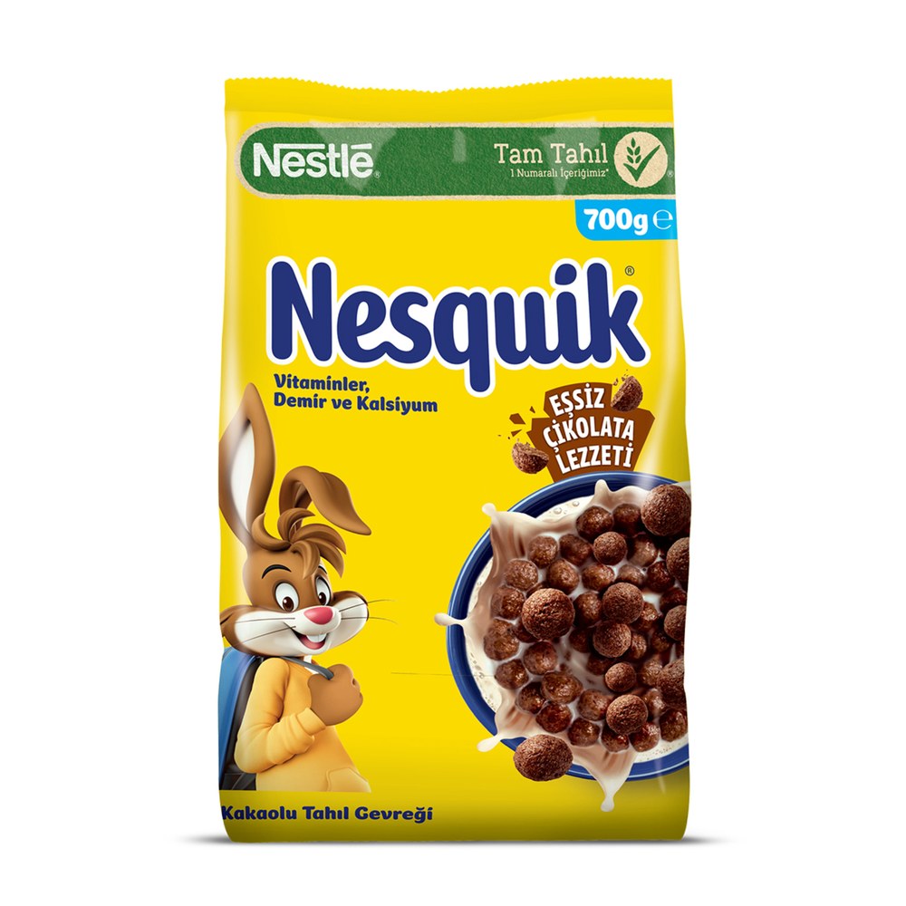 Nestlé Nesquik Çikolatalı Buğday ve Mısır Gevreği 700 g