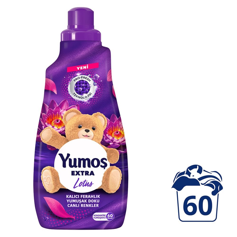 Yumoş Extra Konsantre Çamaşır Yum. Lilyum ve Lotus Çiçeği 1440 ml