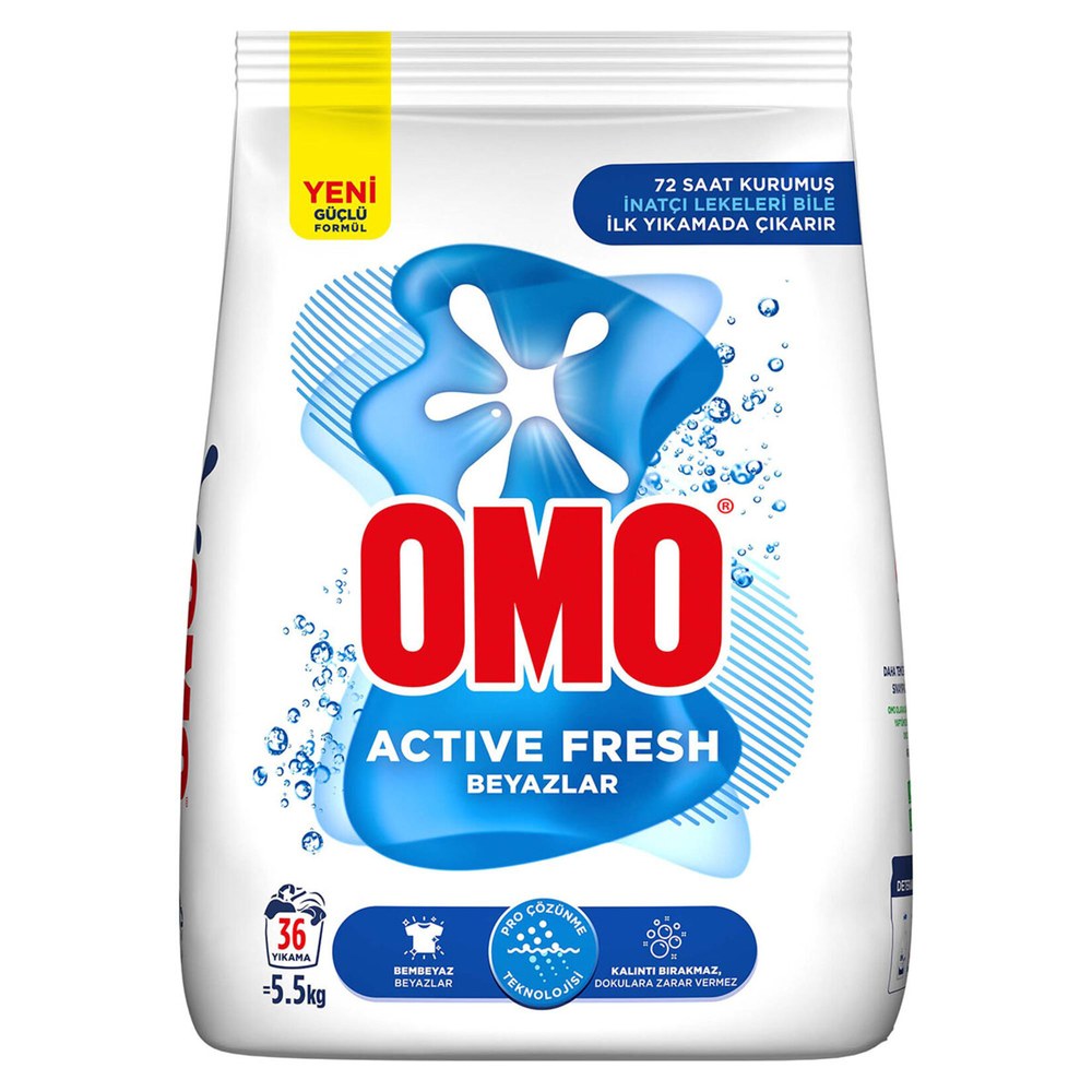 Omo Matik Toz Çamaşır Deterjanı Active Fresh 4 kg