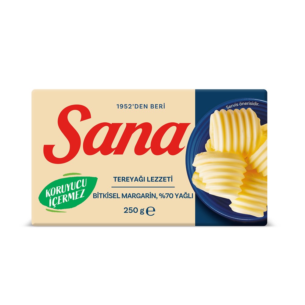 Sana Tereyağı Lezzeti Margarin 250 g