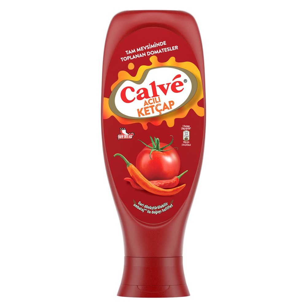 Calve Ketçap Acılı 610 g