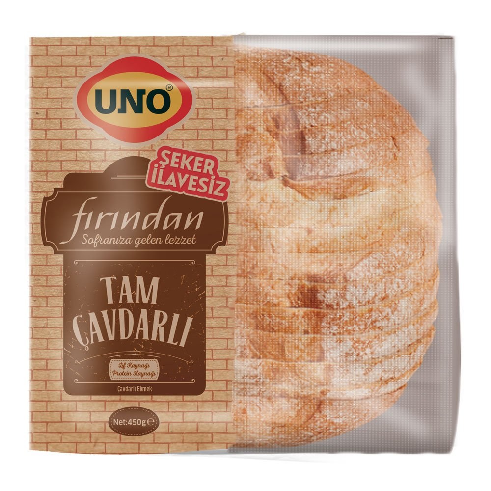 Uno Fırından Tam Çavdarlı Ekmek 450 g