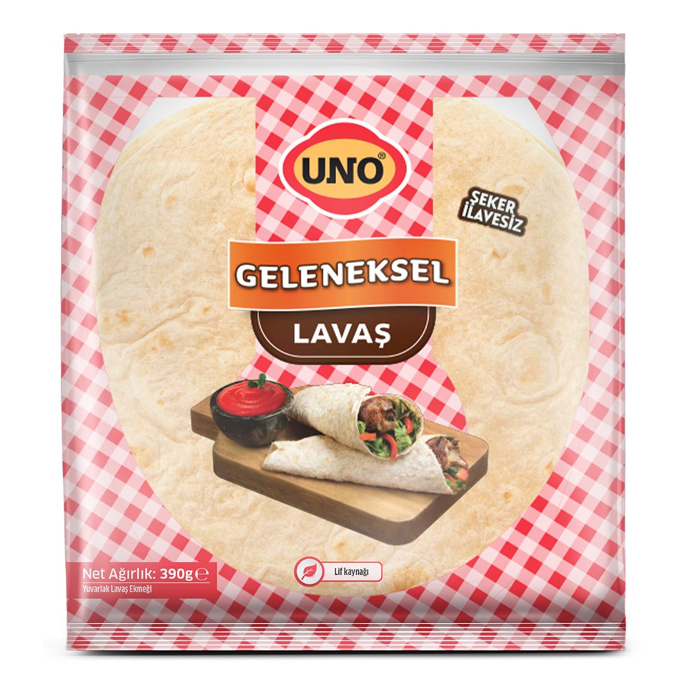 Uno Geleneksel Lavaş (25cm) 390 g