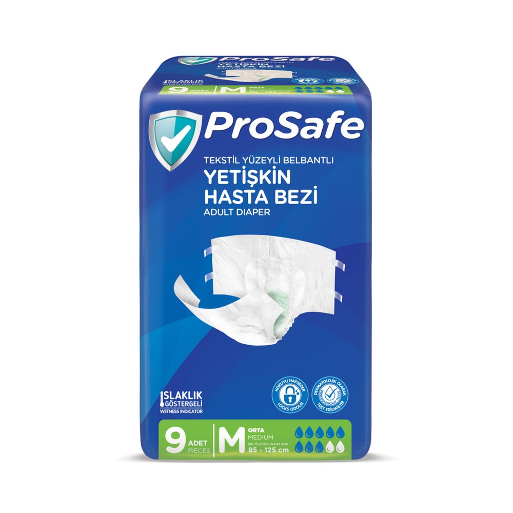 Prosafe Hasta Bezi Bel Bantlı Orta 30'lu