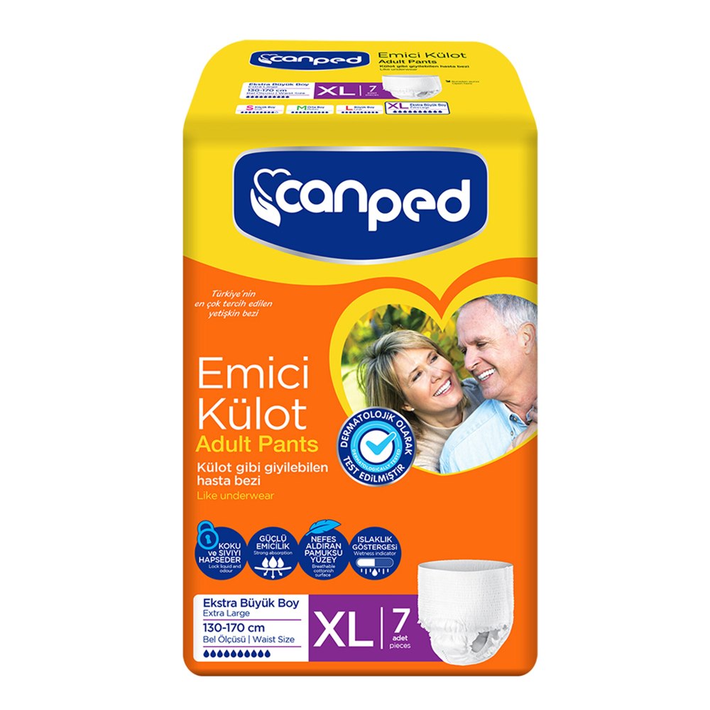 Canped Emici Külot Ekstra Büyük (XL) 7'li