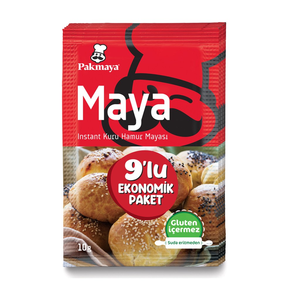 Pakmaya Kuru Maya 9'lu 90 g