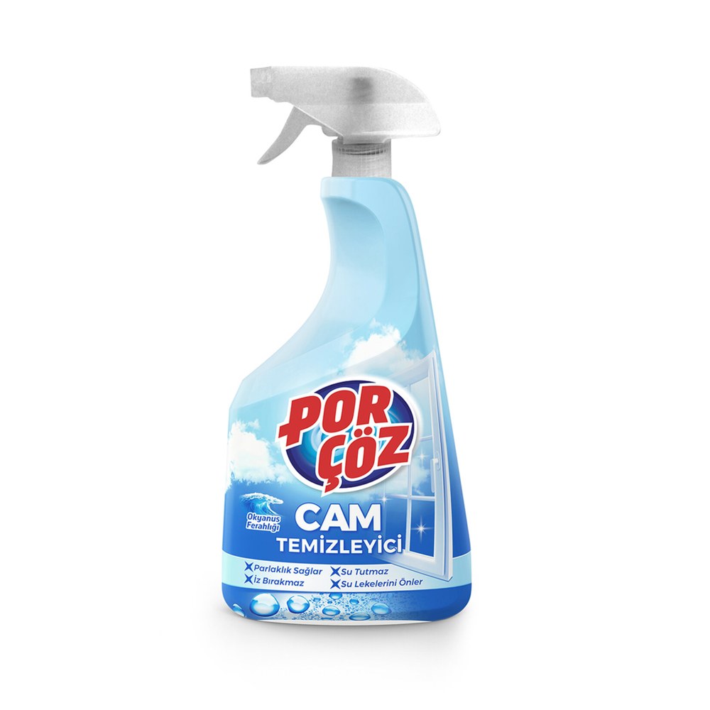 Porçöz Cam Temizleyici Sprey Okyanus Ferahlığı 500 ml