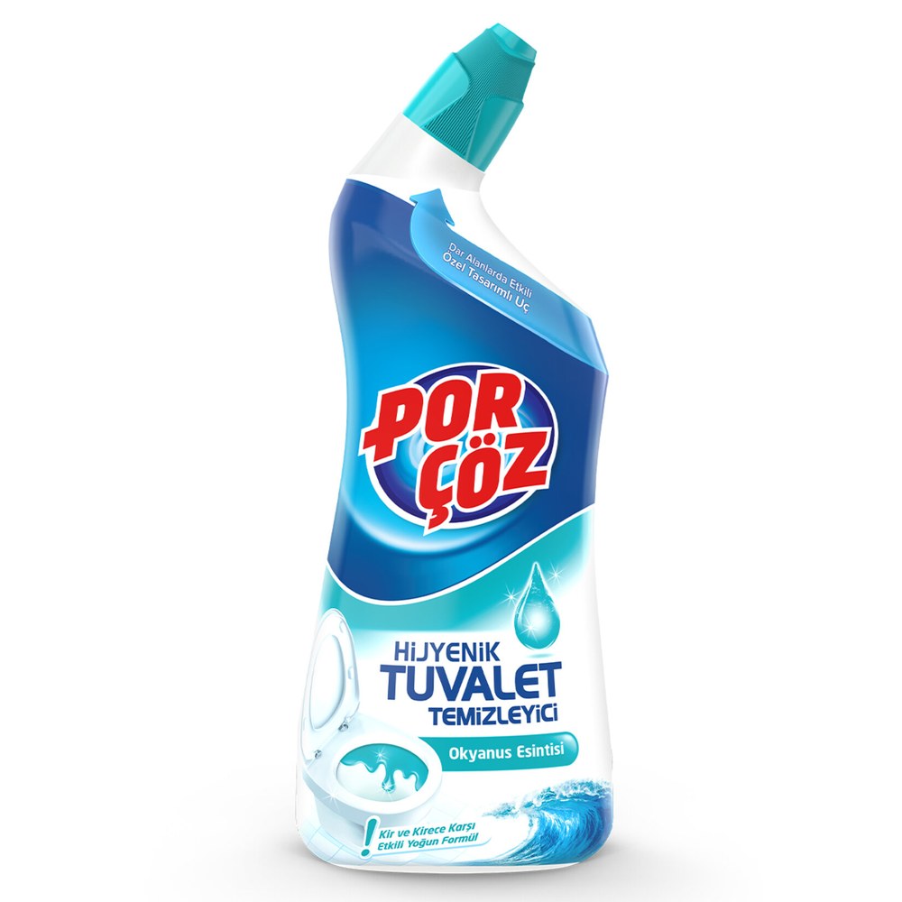 Porçöz Tuvalet Temizleyici Jel Okyanus Esintisi 750 ml