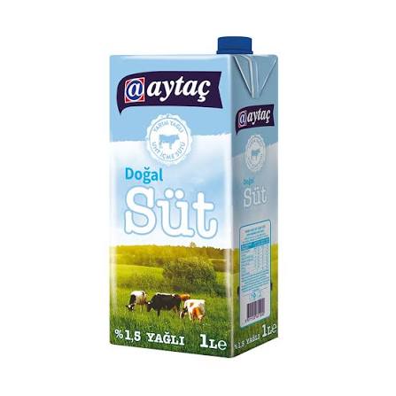 Aytaç Yarım Yağlı Süt 1 L