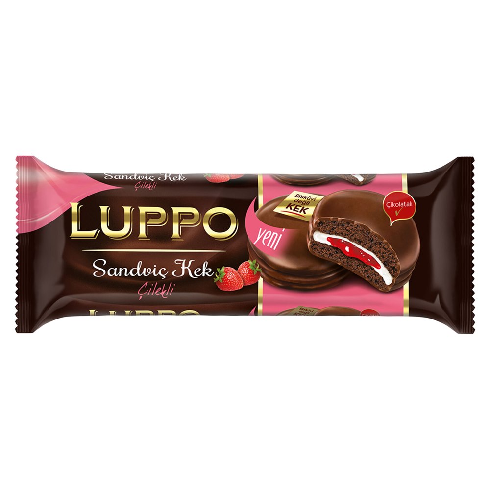 Şölen Luppo Çilekli Sandviç Kek 182 g