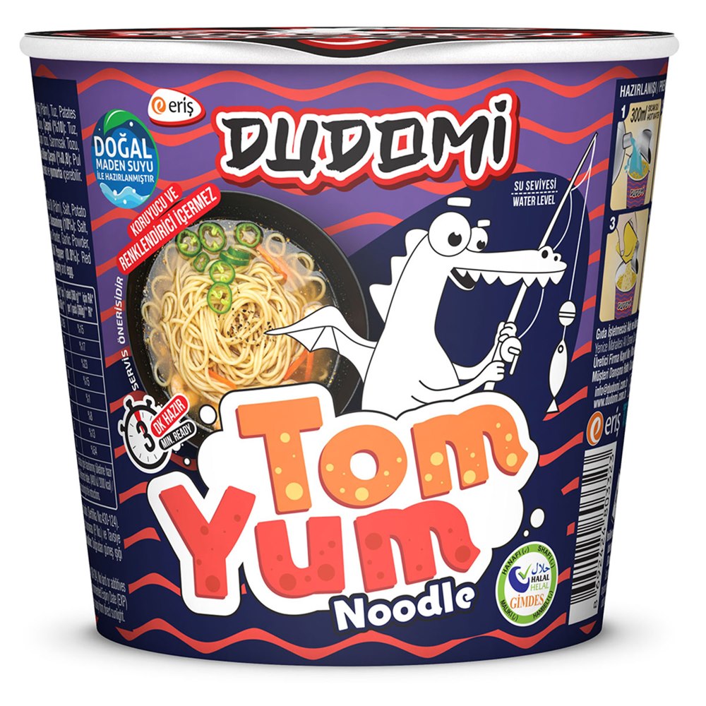 Dudomi Tom Yum Acı Ekşi Noodle 60 g