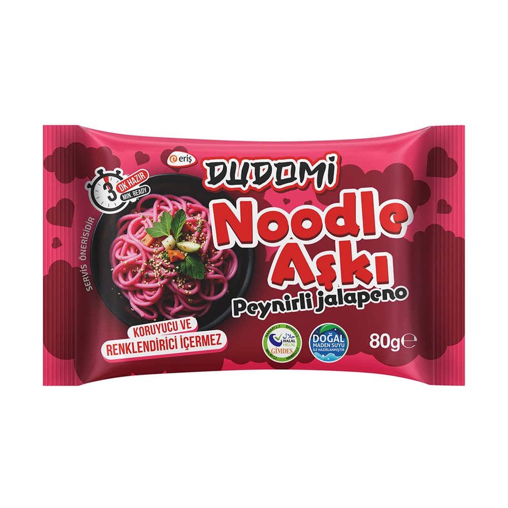 Dudomi Peynirli Jalapeno Noodle 80 g