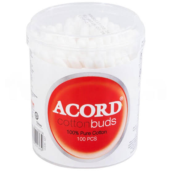 Acord Kulak Çubuğu Yuvarlak Kutu 100'lü