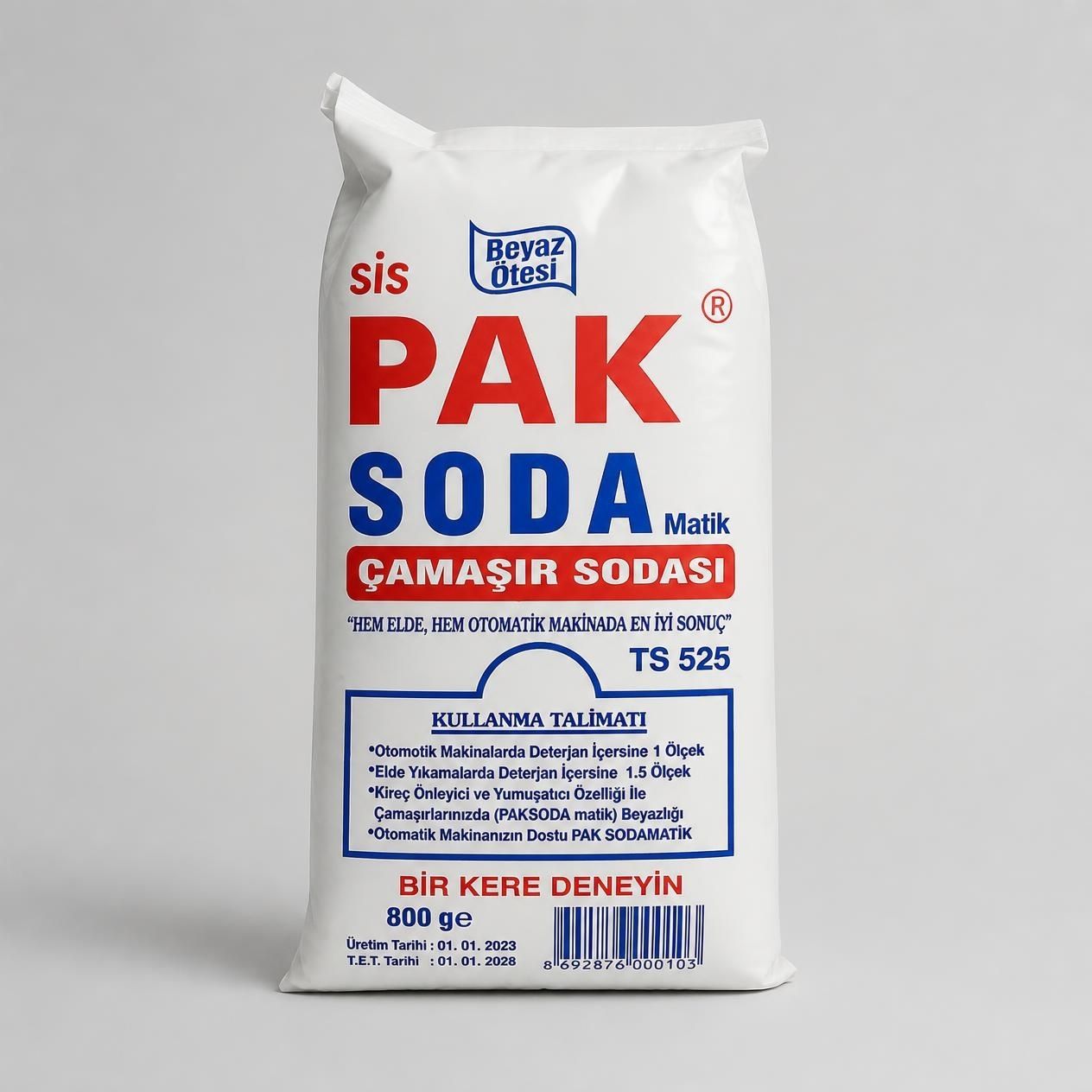 Pak Matik Çamaşır Sodası 800 g