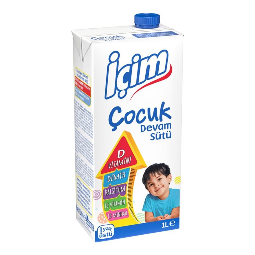 İçim Çocuk Devam Sütü 1 L
