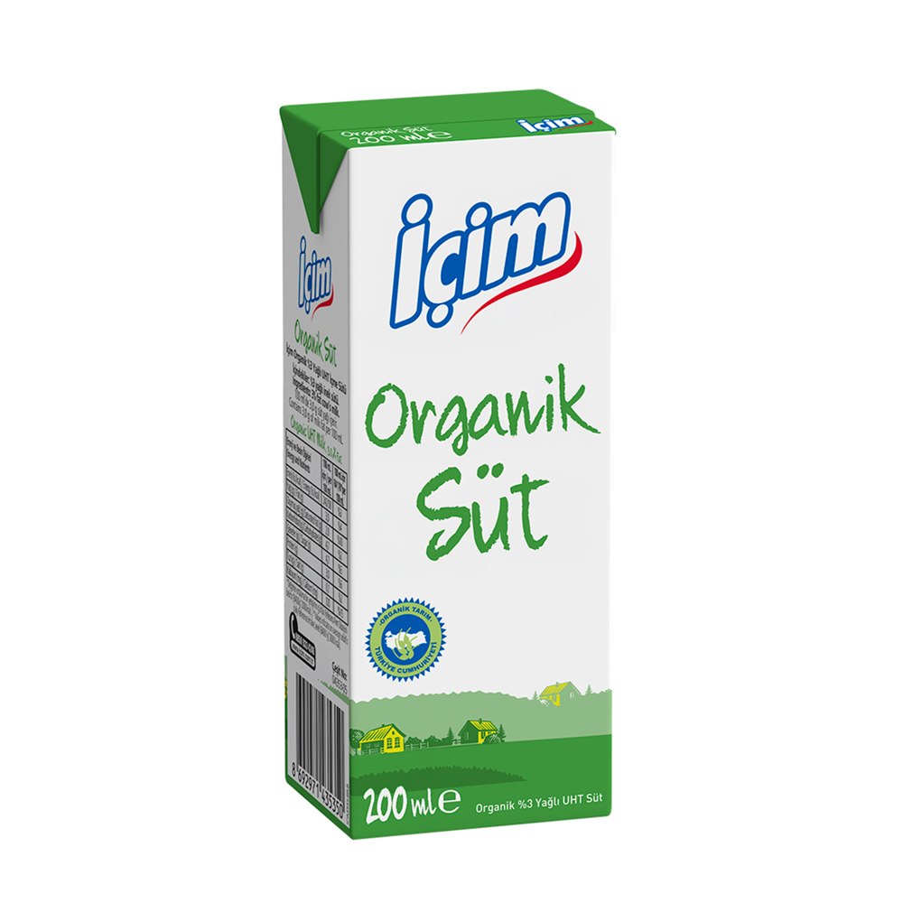 İçim Organik Süt 200 ml