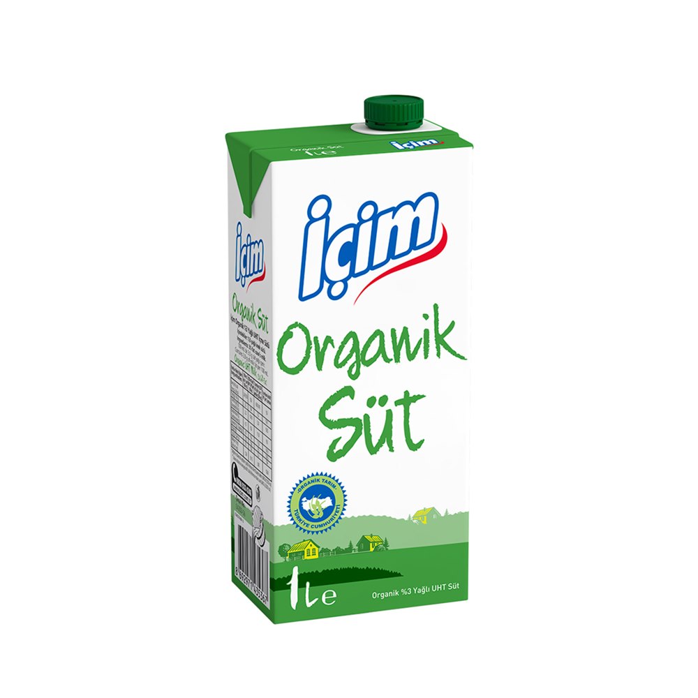 İçim Organik Süt 1 L