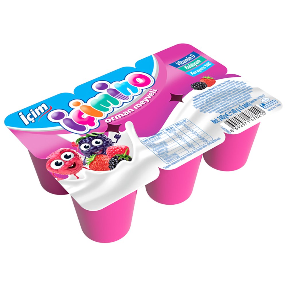 İçimino Büyüme Küpü Orman Meyveli 6×40 g