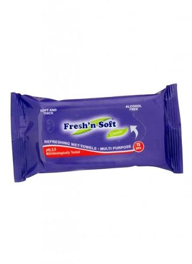Fresh'n Soft Islak Cep Mendili 15'li