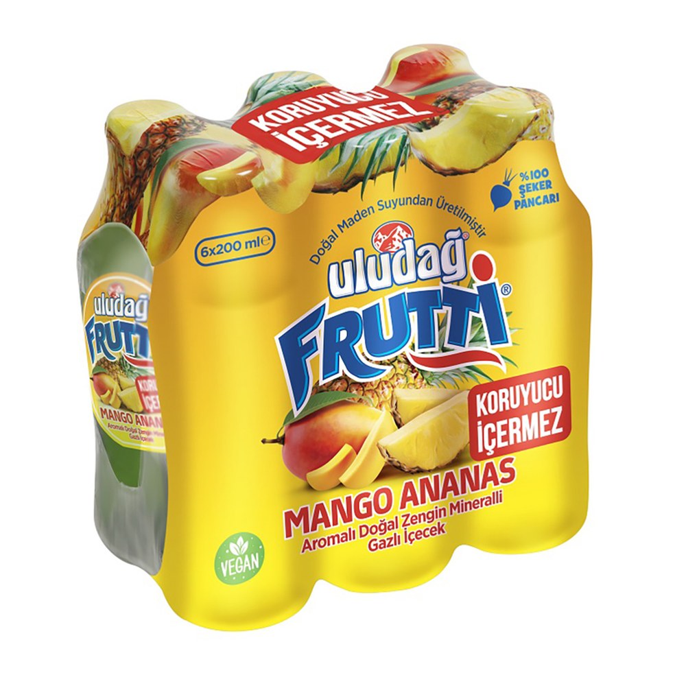 Uludağ Frutti Mango Ananas 200 ml