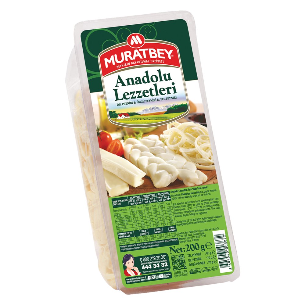 Muratbey Anadolu Lezzetleri Peynir 200 g