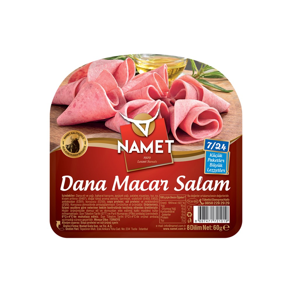 Namet 7/24 Dana Macar Salam 50 g