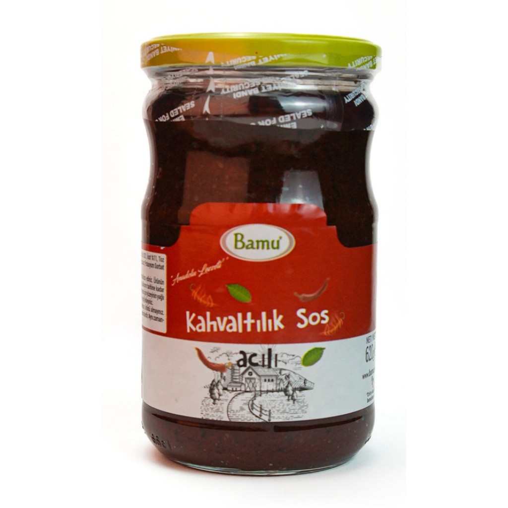Bamu Kahvaltılık Sos Acılı Cam Şişe 620 g