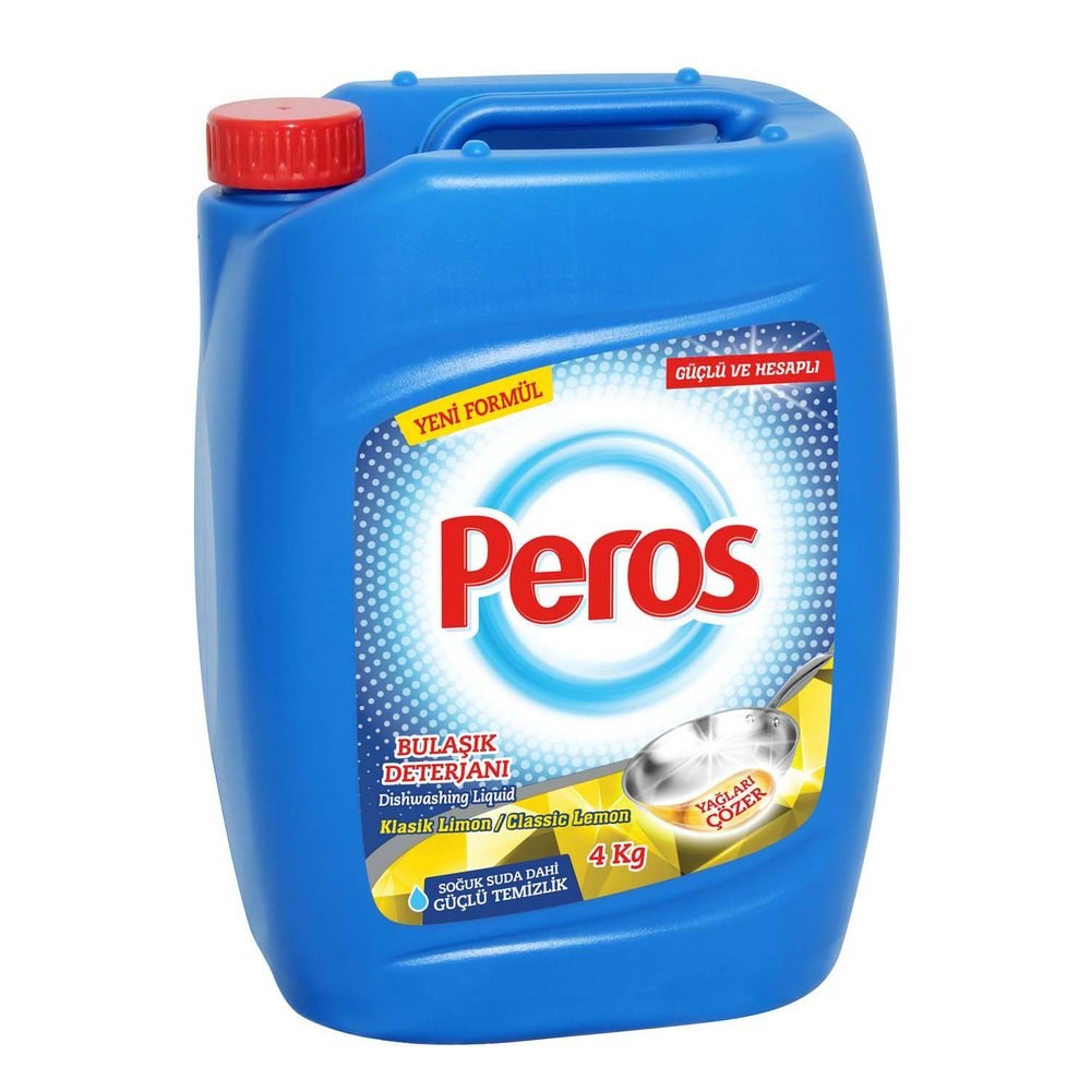 Peros Sıvı Bulaşık Deterjanı Limon Kokulu 4 kg