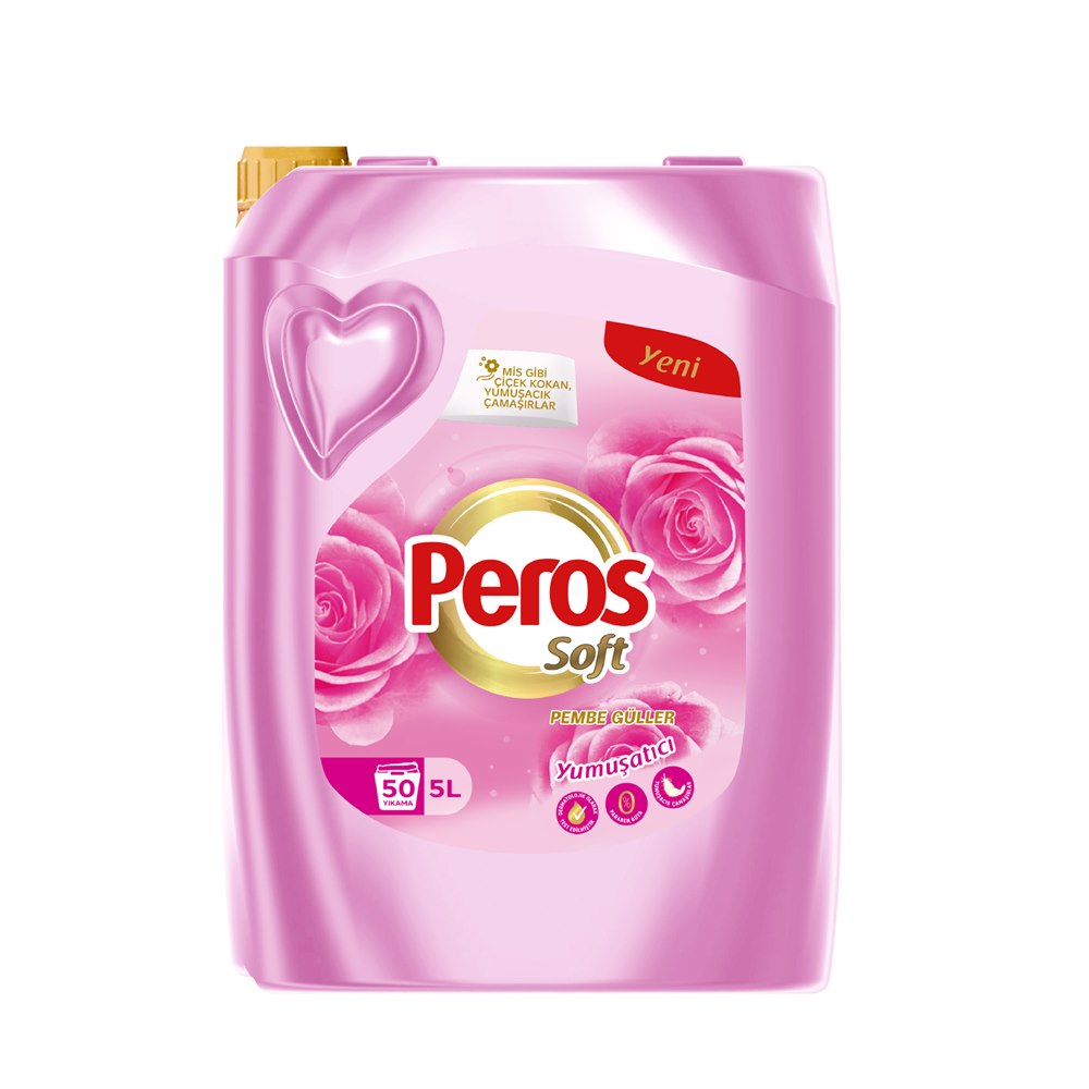 Peros Çamaşır Yumuşatıcı Pembe Güller 5 L