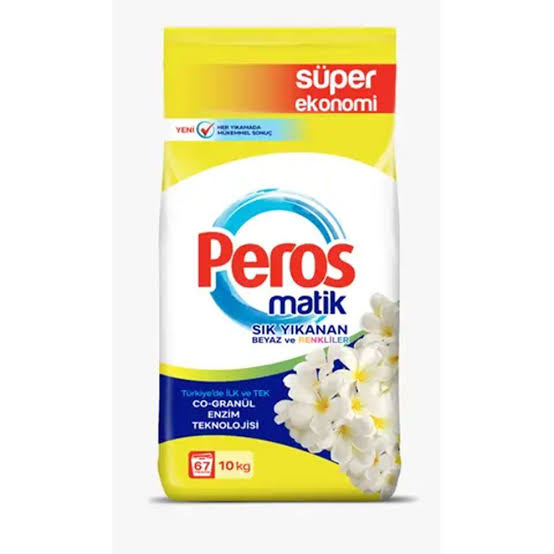 Peros Matik Toz Deterjan Sık Yıkananlar Yasemin Çiçeği 10 kg