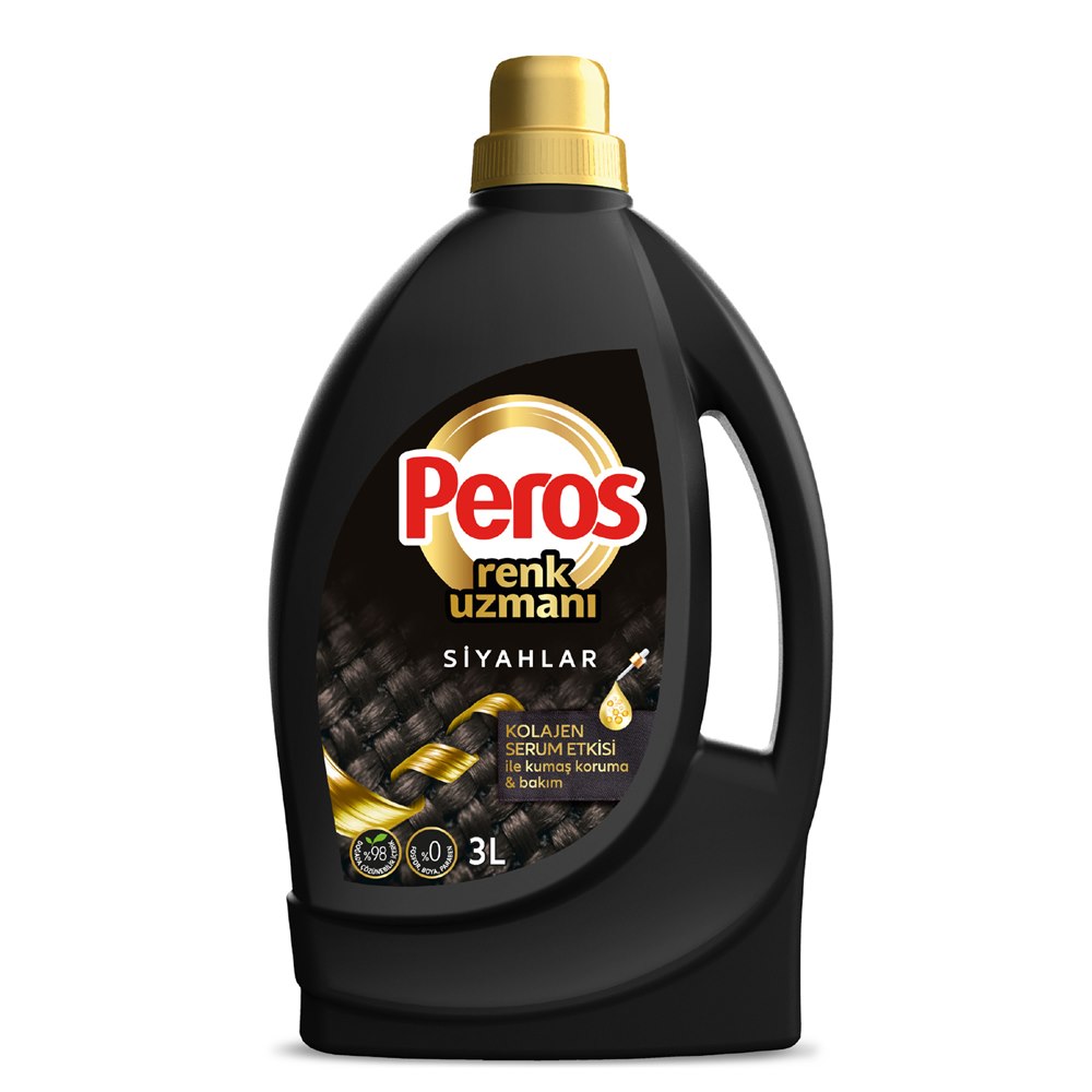 Peros Renk Uzmanı Sıvı Deterjan Siyahlar 3 L