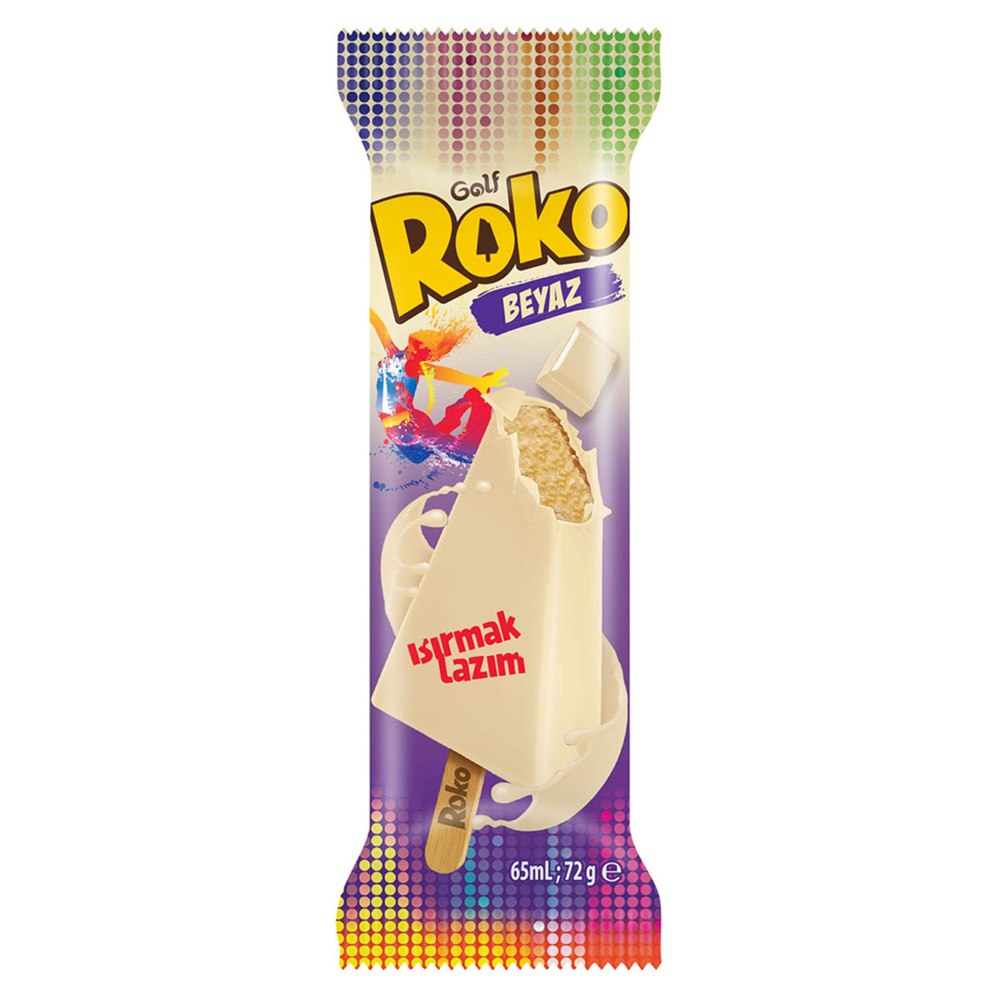 Golf Roko Beyaz Çikolatalı Dondurma 65 ml