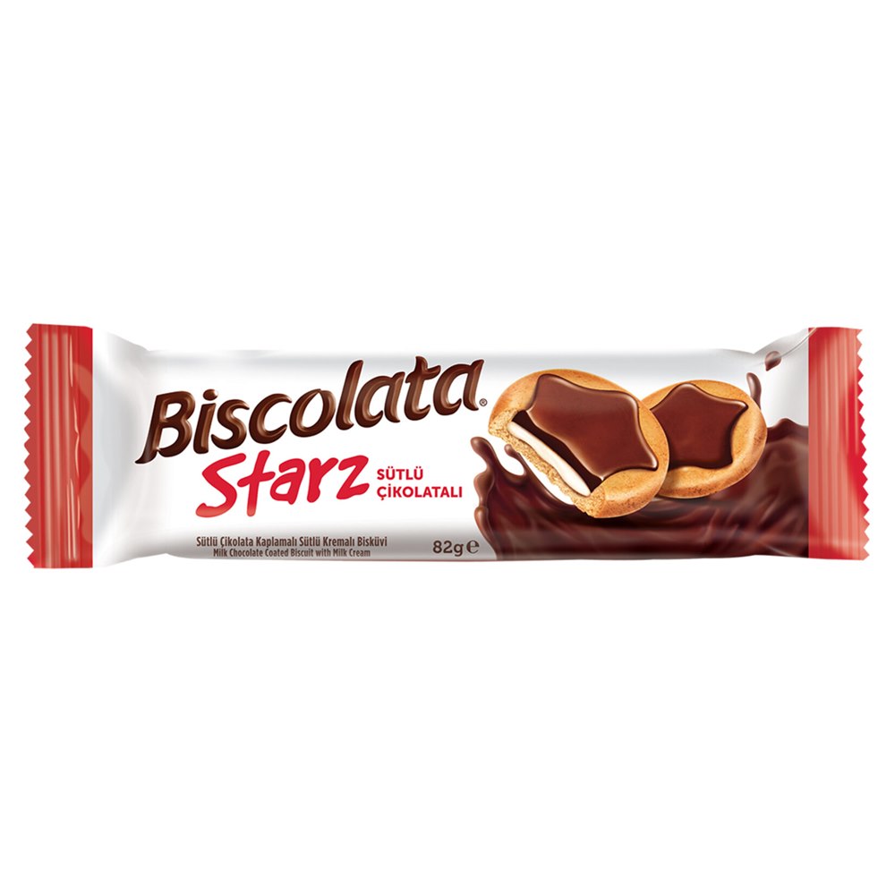 Şölen Biscolata Starz Sütlü Çikolatalı 82 g