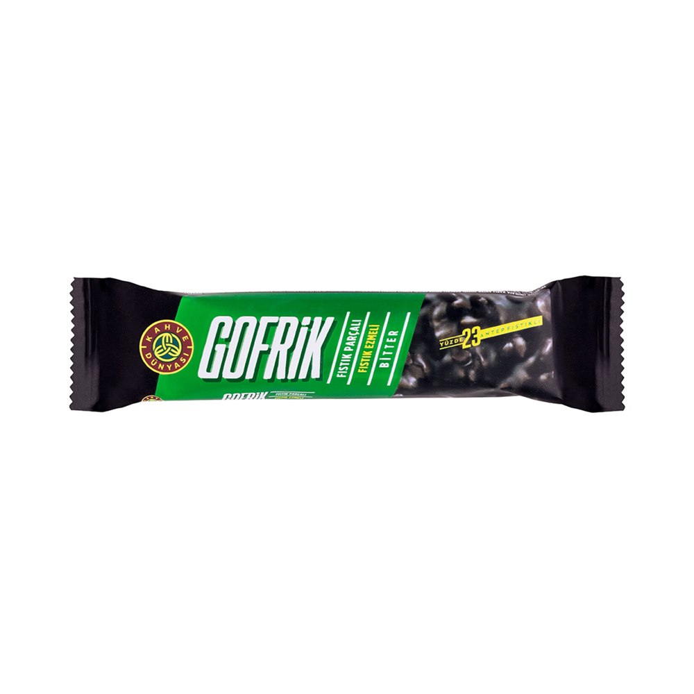Gofrik Antep Fıstıklı Bitter Çikolata 33 g