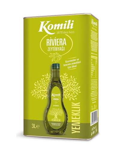 Komili Riviera Zeytinyağı Teneke 5 L