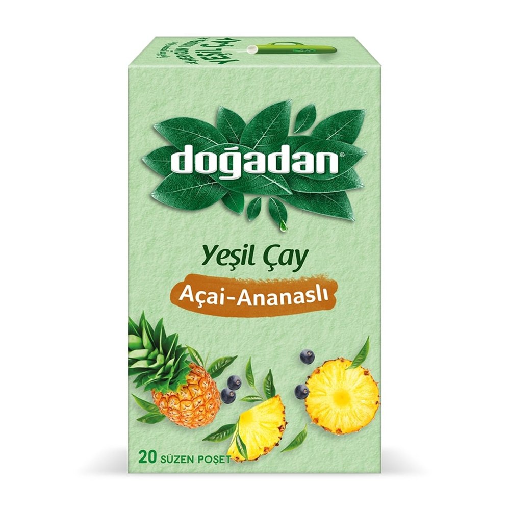 Doğadan Yeşil Çay Açai-Ananas 34 g