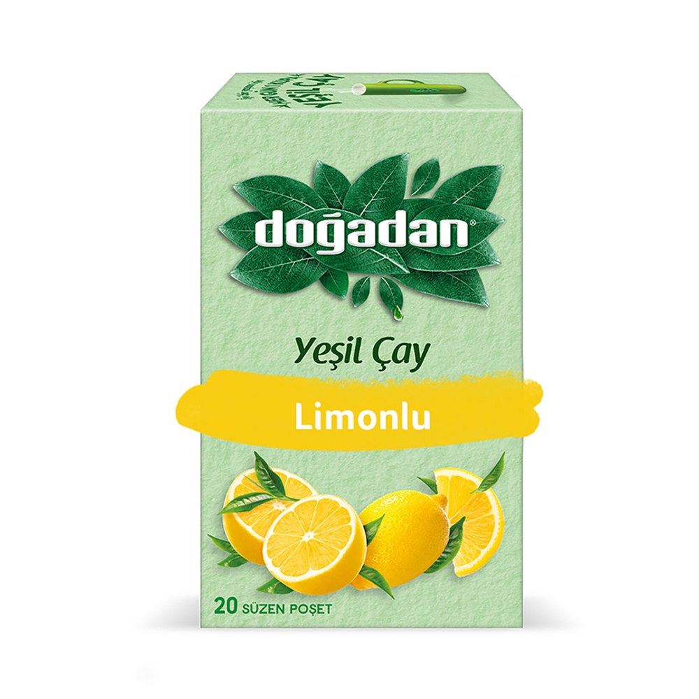 Doğadan Yeşil Çay Limonlu 34 g