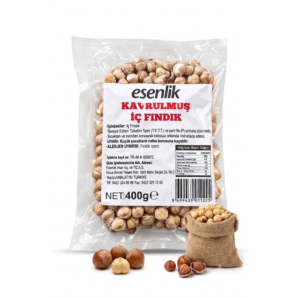 Esenlik Kavrulmuş Fındık İçi 400 g