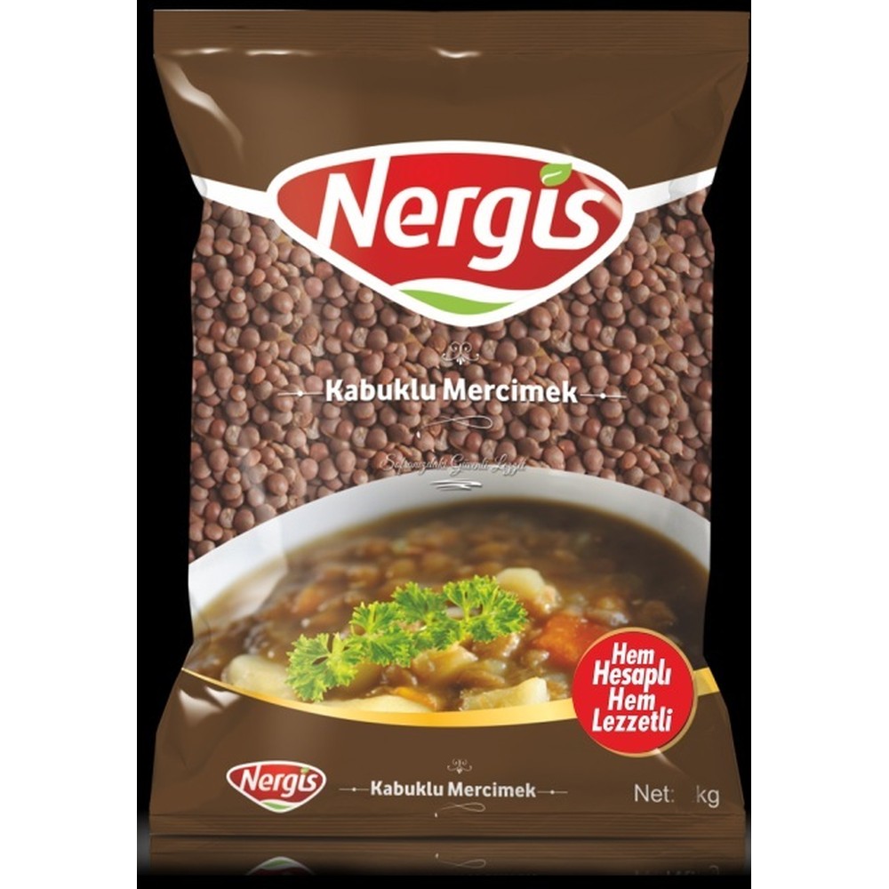 Nergis Kabuklu Mercimek 1 kg
