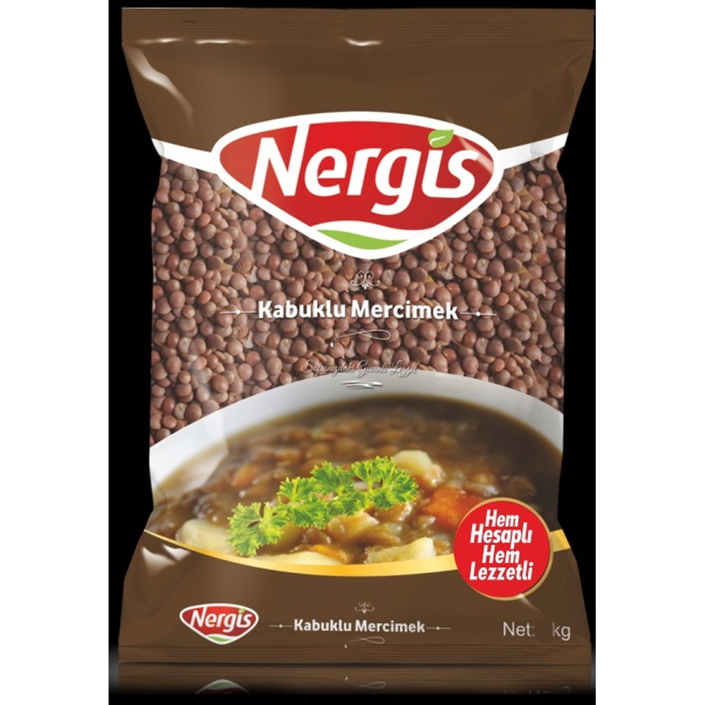 Nergis Kabuklu Mercimek 2 kg