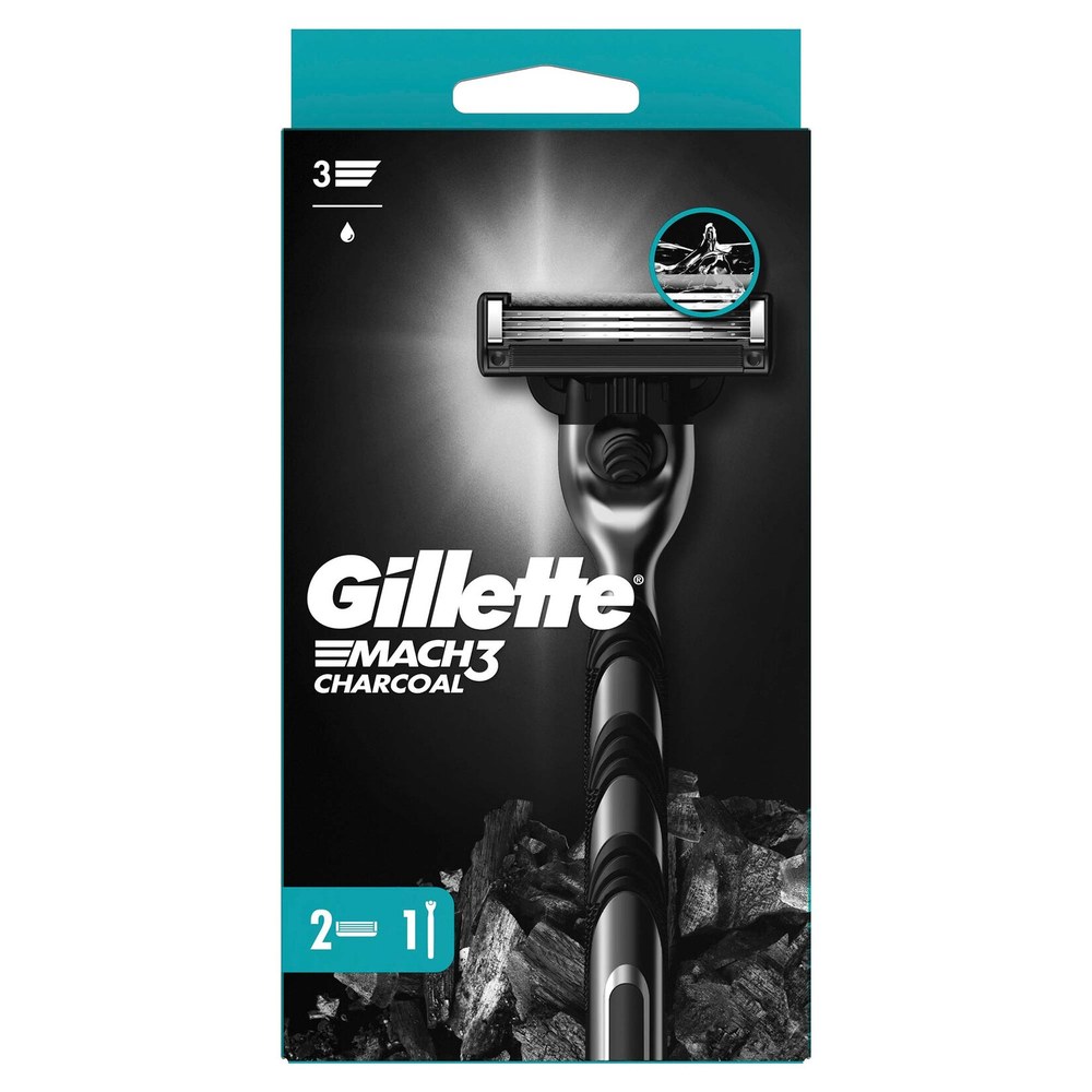 Gillette Charcoal Tıraş Makinesi 2 Başlıklı