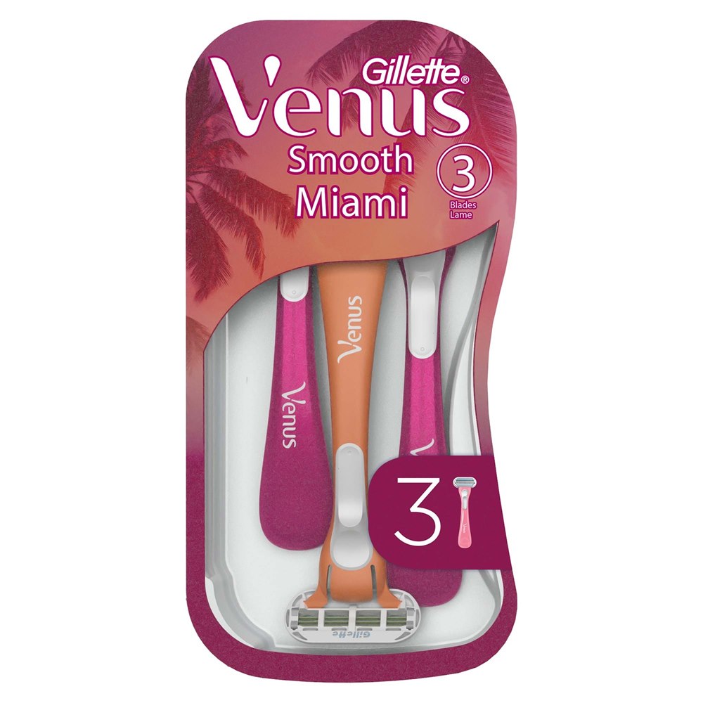 Gillette Venus Miami Vibes Kullan At Tıraş Makinesi 3'lü